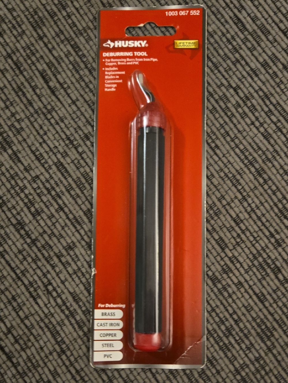 Red and Black Deburring Tool - Men Other